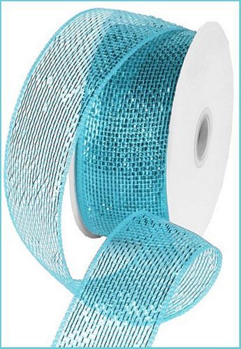 2.5 Poly Mesh Ribbon: Metallic Emerald Green [RS200406